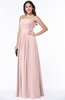 ColsBM Virginia Pastel Pink Simple Sweetheart Sleeveless Chiffon Floor Length Ruching Plus Size Bridesmaid Dresses