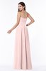 ColsBM Virginia Pastel Pink Simple Sweetheart Sleeveless Chiffon Floor Length Ruching Plus Size Bridesmaid Dresses