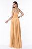ColsBM Leyla Apricot Modern A-line Sleeveless Zipper Chiffon Plus Size Bridesmaid Dresses