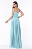ColsBM Leyla Aqua Modern A-line Sleeveless Zipper Chiffon Plus Size Bridesmaid Dresses