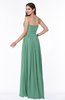 ColsBM Leyla Beryl Green Modern A-line Sleeveless Zipper Chiffon Plus Size Bridesmaid Dresses