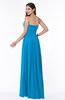ColsBM Leyla Cornflower Blue Modern A-line Sleeveless Zipper Chiffon Plus Size Bridesmaid Dresses