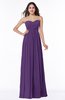 ColsBM Leyla Dark Purple Modern A-line Sleeveless Zipper Chiffon Plus Size Bridesmaid Dresses