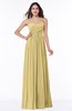 ColsBM Leyla Gold Modern A-line Sleeveless Zipper Chiffon Plus Size Bridesmaid Dresses