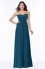 ColsBM Leyla Moroccan Blue Modern A-line Sleeveless Zipper Chiffon Plus Size Bridesmaid Dresses
