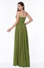 ColsBM Leyla Olive Green Modern A-line Sleeveless Zipper Chiffon Plus Size Bridesmaid Dresses