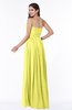 ColsBM Leyla Pale Yellow Modern A-line Sleeveless Zipper Chiffon Plus Size Bridesmaid Dresses