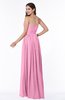 ColsBM Leyla Pink Modern A-line Sleeveless Zipper Chiffon Plus Size Bridesmaid Dresses