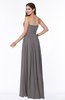 ColsBM Leyla Ridge Grey Modern A-line Sleeveless Zipper Chiffon Plus Size Bridesmaid Dresses