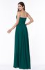 ColsBM Leyla Shaded Spruce Modern A-line Sleeveless Zipper Chiffon Plus Size Bridesmaid Dresses
