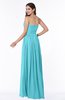 ColsBM Leyla Turquoise Modern A-line Sleeveless Zipper Chiffon Plus Size Bridesmaid Dresses