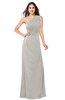 ColsBM Samantha Ashes Of Roses Vintage A-line Asymmetric Neckline Sleeveless Half Backless Draped Plus Size Bridesmaid Dresses
