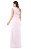 ColsBM Samantha Blush Vintage A-line Asymmetric Neckline Sleeveless Half Backless Draped Plus Size Bridesmaid Dresses