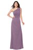 ColsBM Samantha Mauve Vintage A-line Asymmetric Neckline Sleeveless Half Backless Draped Plus Size Bridesmaid Dresses