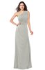 ColsBM Samantha Platinum Vintage A-line Asymmetric Neckline Sleeveless Half Backless Draped Plus Size Bridesmaid Dresses