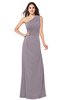 ColsBM Samantha Sea Fog Vintage A-line Asymmetric Neckline Sleeveless Half Backless Draped Plus Size Bridesmaid Dresses