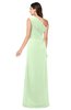 ColsBM Samantha Seacrest Vintage A-line Asymmetric Neckline Sleeveless Half Backless Draped Plus Size Bridesmaid Dresses