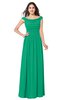 ColsBM Tatiana Pepper Green Antique A-line V-neck Sleeveless Pleated Plus Size Bridesmaid Dresses