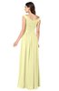 ColsBM Tatiana Wax Yellow Antique A-line V-neck Sleeveless Pleated Plus Size Bridesmaid Dresses