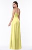 ColsBM Crystal Daffodil Plain Empire Sleeveless Chiffon Ruching Plus Size Bridesmaid Dresses