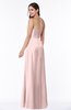 ColsBM Crystal Pastel Pink Plain Empire Sleeveless Chiffon Ruching Plus Size Bridesmaid Dresses