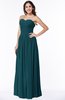 ColsBM Kira Blue Green Elegant Sleeveless Half Backless Chiffon Floor Length Pleated Plus Size Bridesmaid Dresses