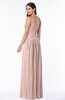 ColsBM Kira Dusty Rose Elegant Sleeveless Half Backless Chiffon Floor Length Pleated Plus Size Bridesmaid Dresses