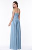 ColsBM Kira Sky Blue Elegant Sleeveless Half Backless Chiffon Floor Length Pleated Plus Size Bridesmaid Dresses