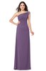 ColsBM Molly Eggplant Plain A-line Sleeveless Half Backless Floor Length Plus Size Bridesmaid Dresses