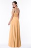 ColsBM Georgia Apricot Classic A-line Strapless Sleeveless Chiffon Plus Size Bridesmaid Dresses