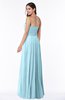 ColsBM Georgia Aqua Classic A-line Strapless Sleeveless Chiffon Plus Size Bridesmaid Dresses