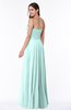 ColsBM Georgia Blue Glass Classic A-line Strapless Sleeveless Chiffon Plus Size Bridesmaid Dresses