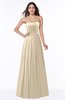 ColsBM Georgia Champagne Classic A-line Strapless Sleeveless Chiffon Plus Size Bridesmaid Dresses