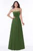 ColsBM Georgia Garden Green Classic A-line Strapless Sleeveless Chiffon Plus Size Bridesmaid Dresses