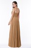 ColsBM Georgia Light Brown Classic A-line Strapless Sleeveless Chiffon Plus Size Bridesmaid Dresses