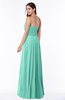 ColsBM Georgia Mint Green Classic A-line Strapless Sleeveless Chiffon Plus Size Bridesmaid Dresses