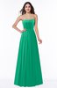 ColsBM Georgia Sea Green Classic A-line Strapless Sleeveless Chiffon Plus Size Bridesmaid Dresses