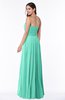 ColsBM Georgia Seafoam Green Classic A-line Strapless Sleeveless Chiffon Plus Size Bridesmaid Dresses