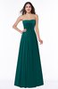 ColsBM Georgia Shaded Spruce Classic A-line Strapless Sleeveless Chiffon Plus Size Bridesmaid Dresses