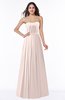 ColsBM Georgia Silver Peony Classic A-line Strapless Sleeveless Chiffon Plus Size Bridesmaid Dresses