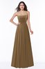 ColsBM Georgia Truffle Classic A-line Strapless Sleeveless Chiffon Plus Size Bridesmaid Dresses