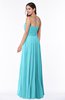 ColsBM Georgia Turquoise Classic A-line Strapless Sleeveless Chiffon Plus Size Bridesmaid Dresses