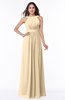 ColsBM Alicia Apricot Gelato Glamorous A-line Thick Straps Sleeveless Chiffon Sash Plus Size Bridesmaid Dresses
