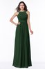 ColsBM Alicia Hunter Green Glamorous A-line Thick Straps Sleeveless Chiffon Sash Plus Size Bridesmaid Dresses