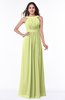 ColsBM Alicia Lime Sherbet Glamorous A-line Thick Straps Sleeveless Chiffon Sash Plus Size Bridesmaid Dresses