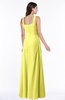 ColsBM Alicia Pale Yellow Glamorous A-line Thick Straps Sleeveless Chiffon Sash Plus Size Bridesmaid Dresses