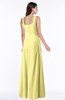 ColsBM Alicia Pastel Yellow Glamorous A-line Thick Straps Sleeveless Chiffon Sash Plus Size Bridesmaid Dresses