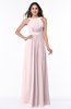 ColsBM Alicia Petal Pink Glamorous A-line Thick Straps Sleeveless Chiffon Sash Plus Size Bridesmaid Dresses