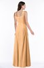 ColsBM Alicia Salmon Buff Glamorous A-line Thick Straps Sleeveless Chiffon Sash Plus Size Bridesmaid Dresses