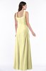 ColsBM Alicia Soft Yellow Glamorous A-line Thick Straps Sleeveless Chiffon Sash Plus Size Bridesmaid Dresses